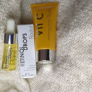 Rodial Retinol Drops/VIT C Brightening Cleanser Duo